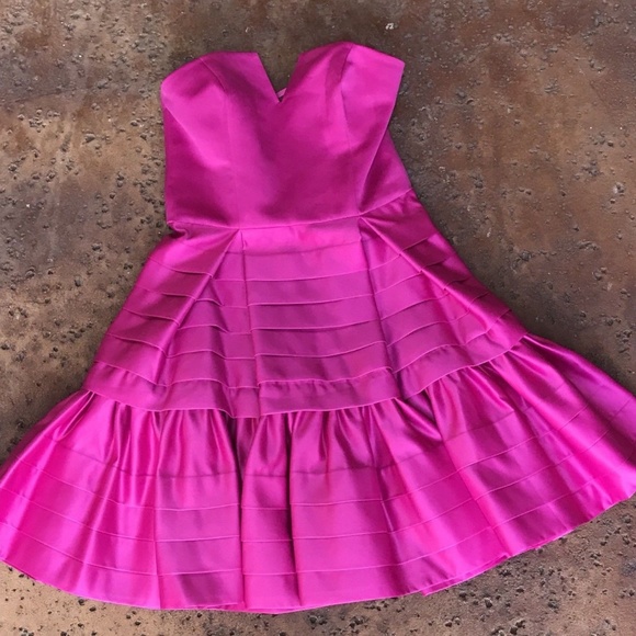 Betsey Johnson Dresses & Skirts - Betsey Johnson Prom Cocktail Dress Fucshia Sz 6
